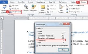 3 Quick Ways to Count the Number of Paragraphs in Your Word Document