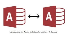 Linking One MS Access Database To Another