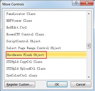 Shockwave Flash Object