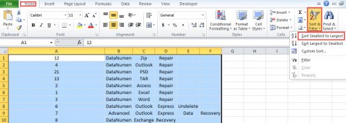 2 Methods to Sort a Column with both Numbers and Texts in Your Excel