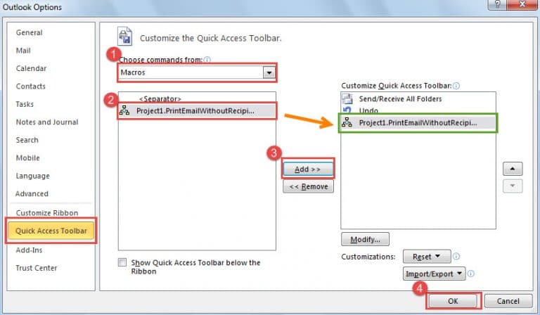 2 Methods to Print Outlook Emails without the Recipient Information