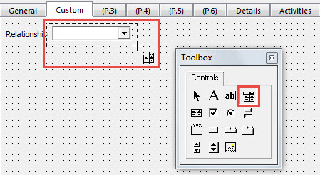 Create a ComboBox