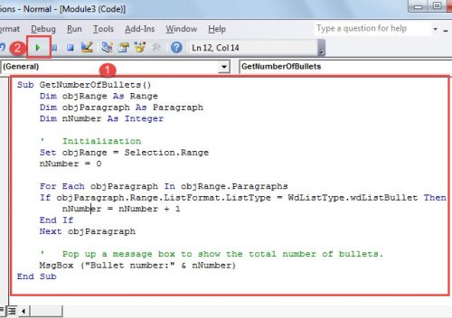 2 Quick Methods to Count the Number of Bullets in Your Word Document