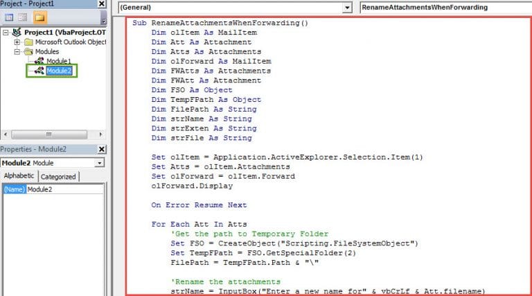How To Rename The Attachments When Forwarding An Email In Outlook