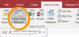 Linked Table Manager