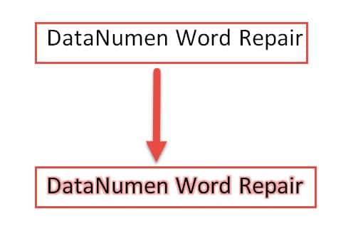 Effect in Word 2010