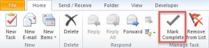 Mark Complete in Tasks