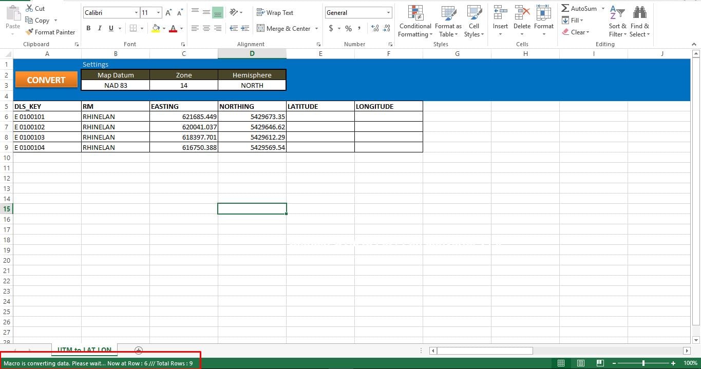 Track The Status From The Status Bar Of You Excel Application