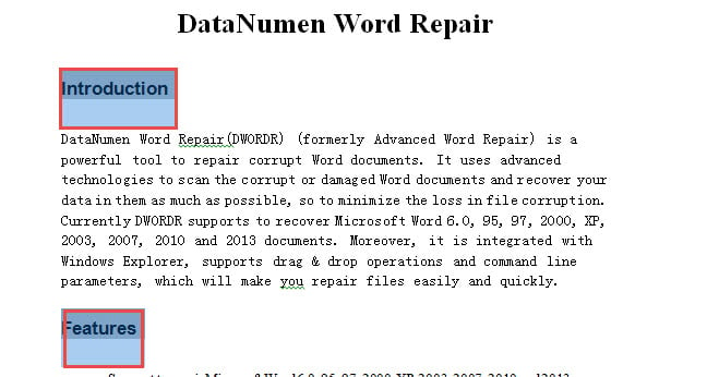 Buttons to Collapse or Expand Multiple Parts of Document