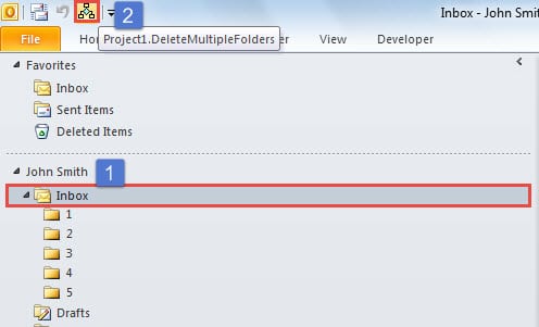 Delete All the Subfolders via VBA