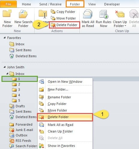 how to delete an outlook email account 2017