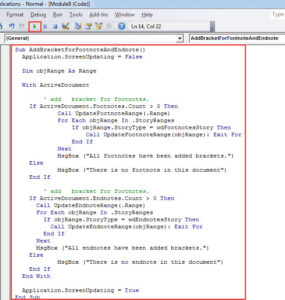 endnote word square brackets endnote word square brackets