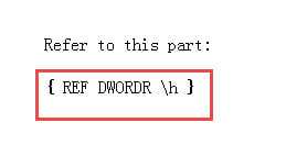 Press "Alt+ F9" to show field codes