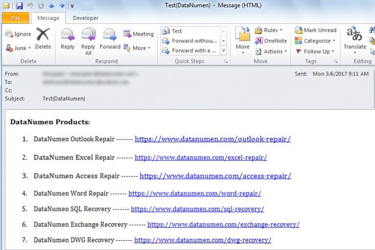 2 Methods To Remove All The Hyperlinks In Your Outlook Email 