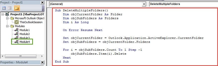 VBA Codes - Delete All Subfolders in One Go