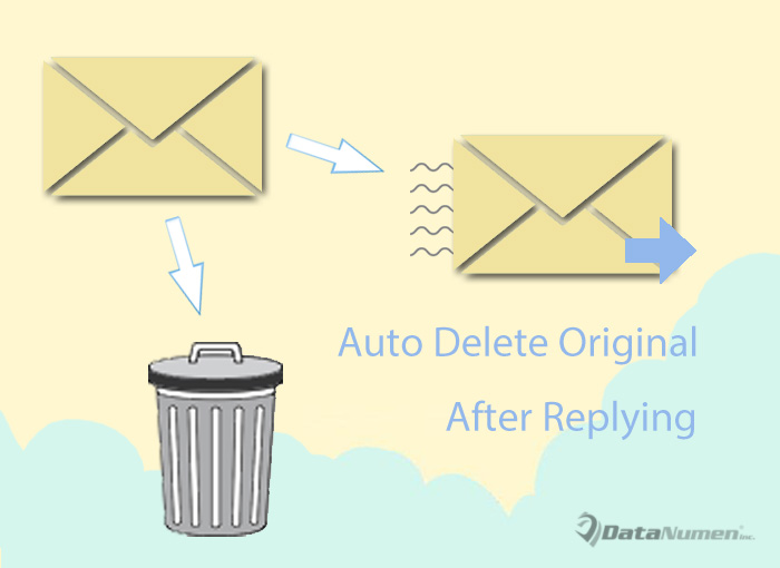 Auto Delete the Original Email After Replying It