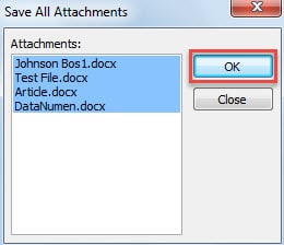 Confirm Save All Attachments