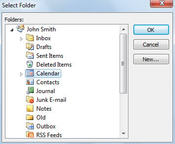 Select a folder
