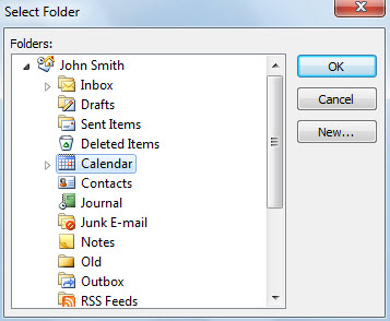 Select a folder