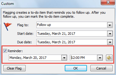 Set a Specific Reminder