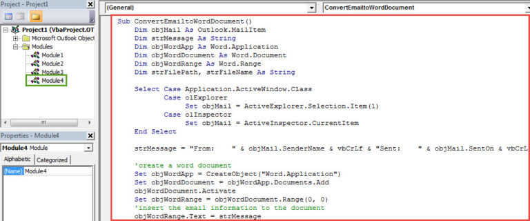 2 Effective Methods to Convert an Outlook Email to a Word Document
