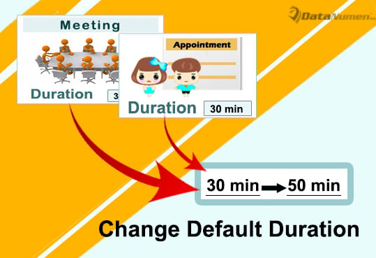 Change the Default Duration of Appointment and Meeting