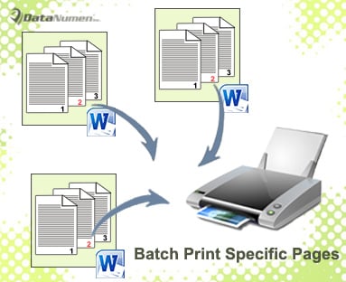 Batch Print Specific Pages of Multiple Word Documents