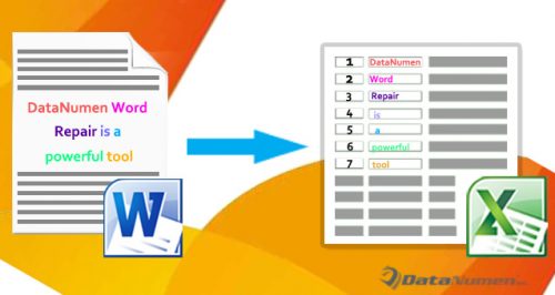 2 Ways to Copy Texts from Word to Excel with Each Word in a Separate Cell