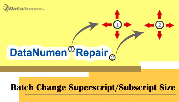 Batch Change Superscript or Subscript Size