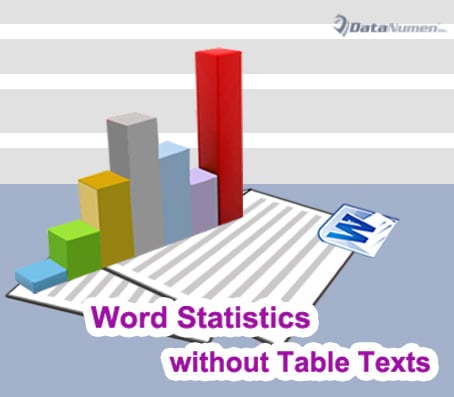 Exclude Table Texts from Word Count Statistics