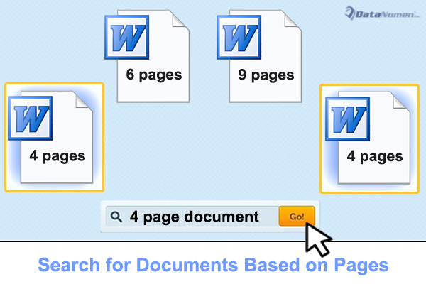 Search for Word Documents with Specific Number of Pages