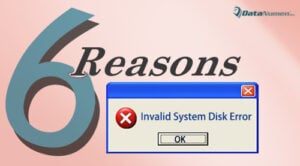 “Invalid System Disk” Error