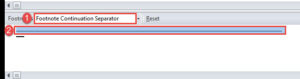 how to open the footnote endnote dialogue box