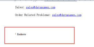 endnote word remove bracket