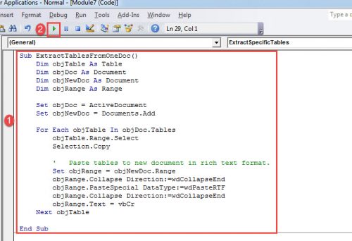 4 Methods to Extract Tables from One Word Document to Another