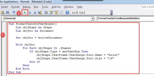3 Ways to Batch Change Text Format in All Text Boxes in Word Document