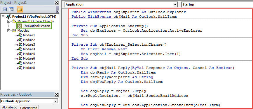 VBA Codes - Remove the Original Background Color of an Email When Replying It