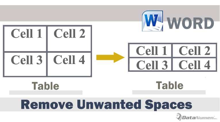 Remove Unwanted Spaces in Table Cells