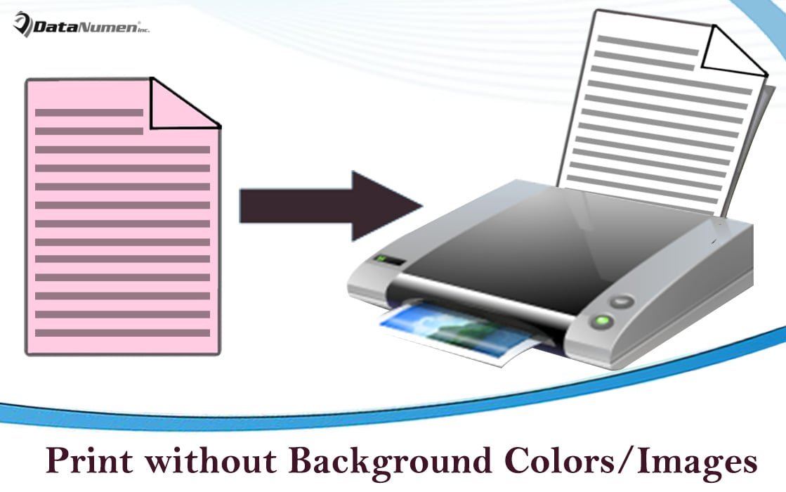 Print Your Word Document without Background Color or Image