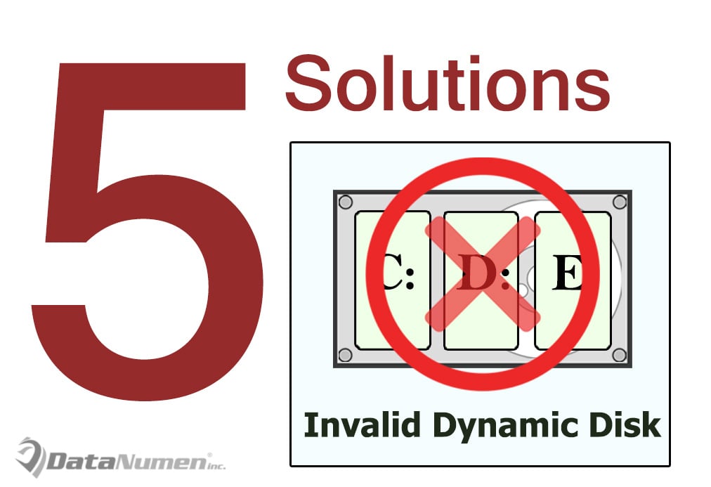 5 Solutions to Invalid Dynamic Disk Problem in Windows
