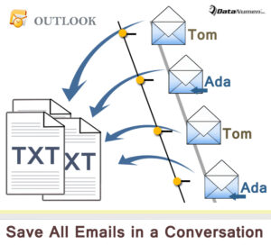 Batch Export All Emails in a Conversation as Text Files via Outlook VBA