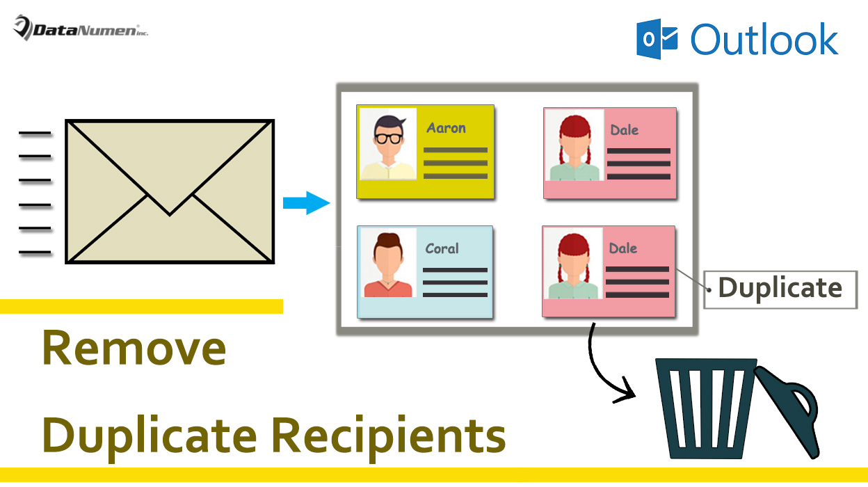 how to delete duplicates in outlook