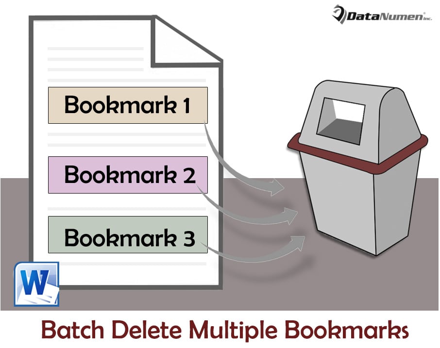Batch Delete Multiple Bookmarks in Your Word Document
