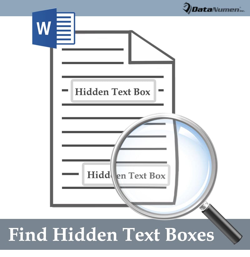 Find Hidden Text Boxes in Your Word Document