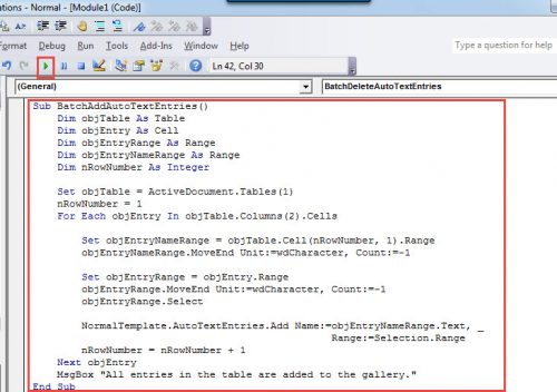 How to Batch Add or Delete Multiple AutoText Entries in Your Word ...