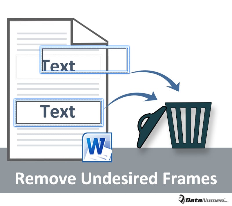 Remove Undesired Frames in Your Word Document