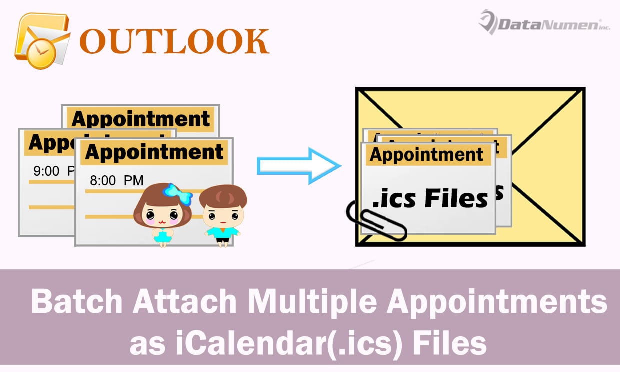Batch Attach Multiple Appointments as iCalendar (.ics) Files to Your Outlook Email