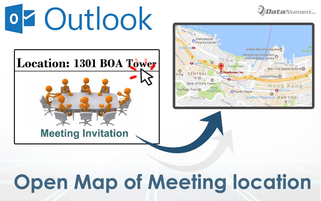 Open the Map of Meeting Location Directly in Outlook