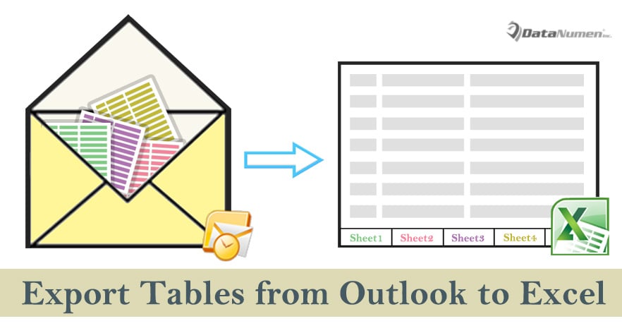 Quickly Export All Tables from an Outlook Email to an Excel Workbook via VBA