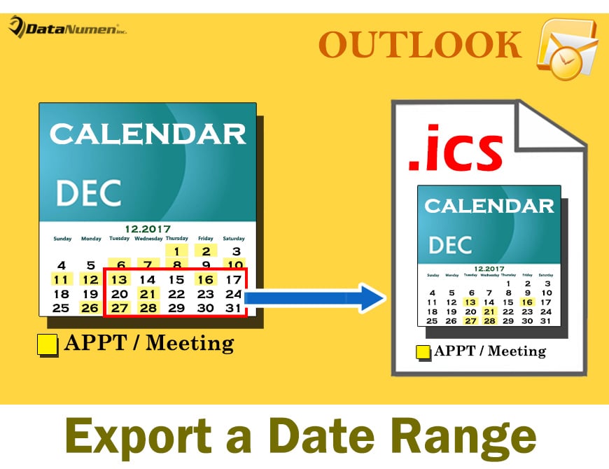 2 Methods to Export a Specific Date Range of Your Outlook Calendar as an iCalendar (.ics) File